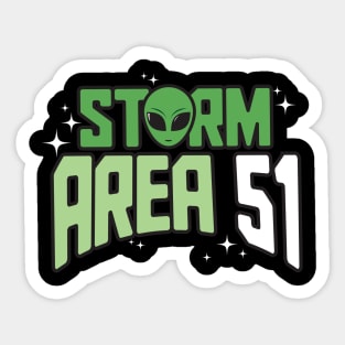 Storm Area 51 Alien Fun Run Sticker